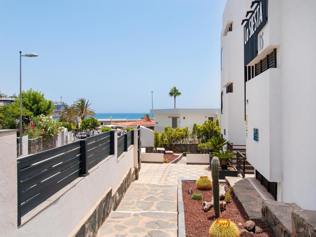 Beachfront Apartment Siesta 21 San Agustin Playa By Villagrancanaria San Agustín Exterior foto